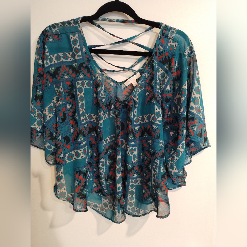 💕4 For 15 Sale!💕 Boho Western Cowgirl Shirt
